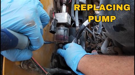 car skid steer electric fuel pump not working|cat skid loader fuel pump problems.